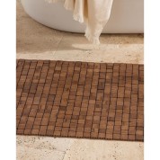 English Home Bamboo Bambu Duş Kaydırmazı 50x70 Cm Kahve